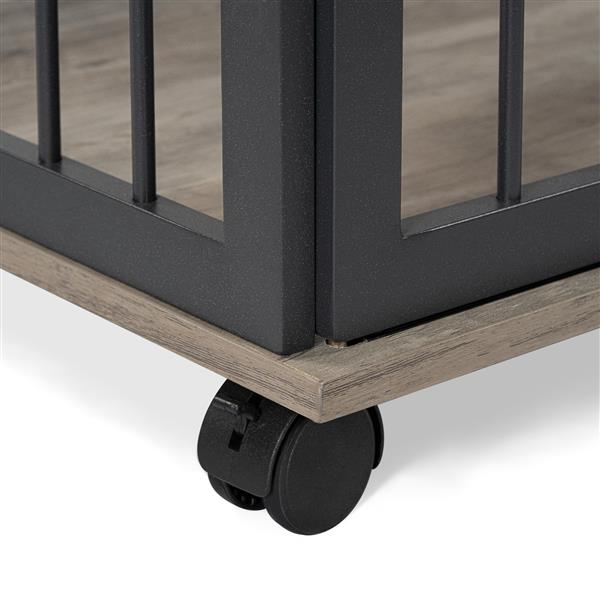 Heavy Duty Large Dog Cage – Durable Furniture-Style Kennel for Large Dogs
