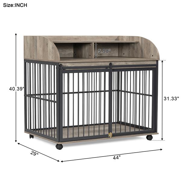 Heavy Duty Large Dog Cage – Durable Furniture-Style Kennel for Large Dogs